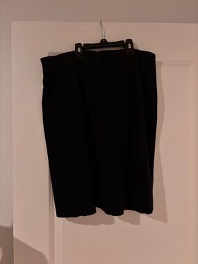 MM Lafleur Classic Black Pencil Skirt Sz 14